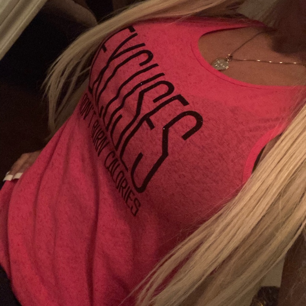 Hot Pink Workout Tank.